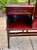 Vintage Asian Chinoiserie Hand Carved Telephone Gossip Rosewood Table Bench For Sale - Image 4 of 8
