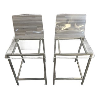 Cb2 Vapor 24" Counterstools (Set of 2) For Sale