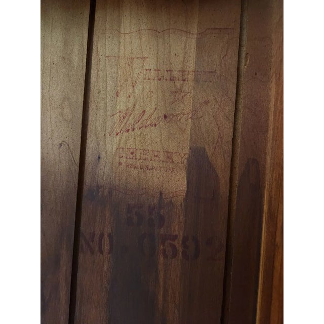 Late 20th Century Willett Wildwood Cherry Wood Dining Set For Sale In Tampa - Image 6 of 15