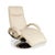 Cream Leather Armchair with Electric Function from Strässle For Sale - Image 4 of 17