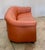 Mid-Century Modern 1970s Orange Leather Danish 3- Seater For Sale - Image 3 of 8