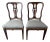 Pair of Antique Dutch Marquetry Side Chairs With Elaborate Floral Decorations For Sale