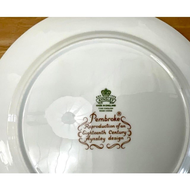 1960s 1960s Large Collection of John Aynsley ‘Pembroke’ Pattern Fine English Bone China - Set of 39 For Sale - Image 5 of 13