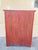 Late 20th Century Country Farmhouse Red & Blue Forest Carved Wardrobe Tv Entertainment Cabinet For Sale - Image 12 of 12