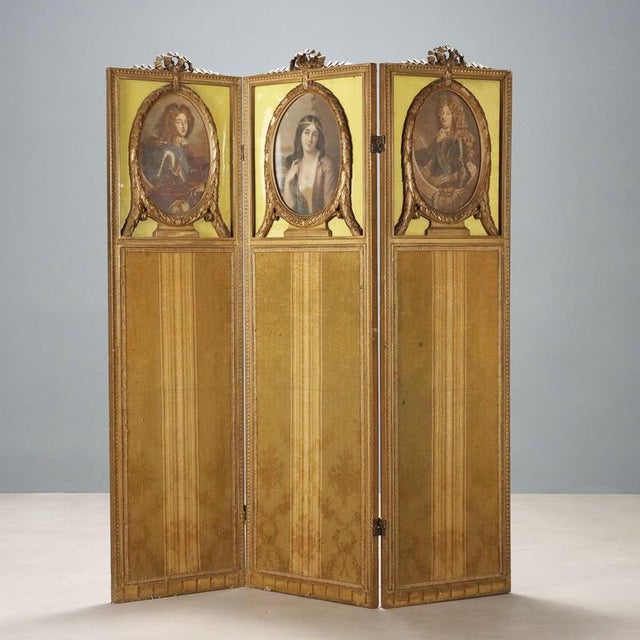Gilded Wooden Screen, Italy, Early 20th Century For Sale - Image 12 of 12