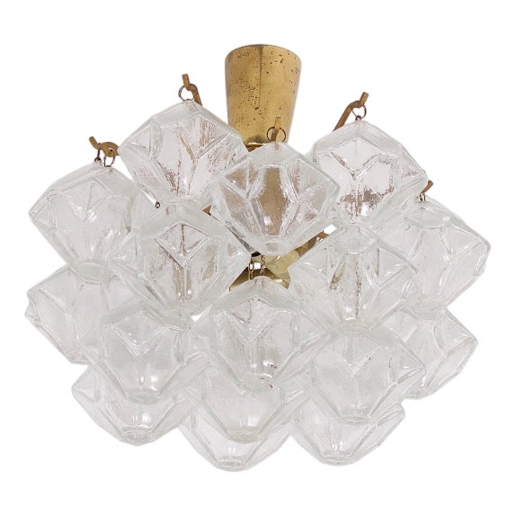 Brass Pagoda Suspension Ceiling Light, 1970s For Sale