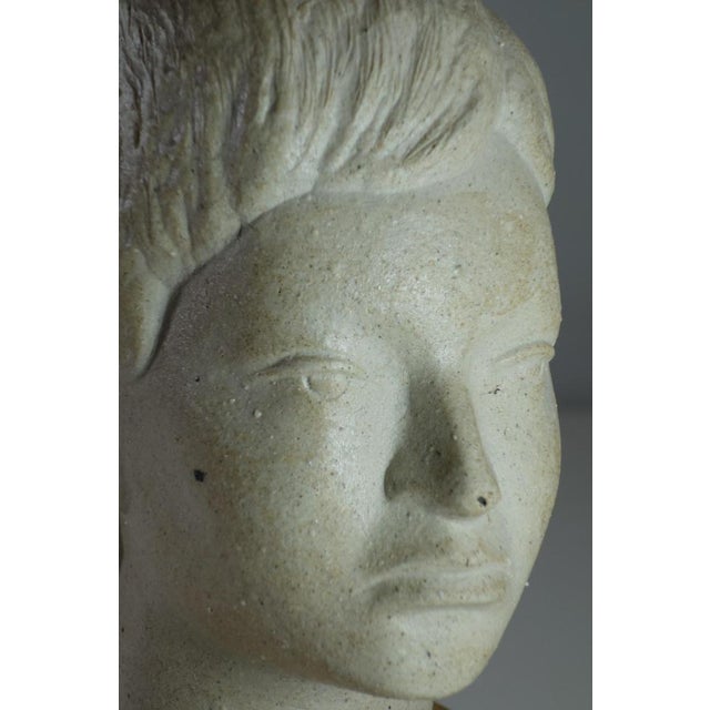 1930s Head Sculpture by Giuseppe Ursi for Litoceramica Piccinelli, 1930s For Sale - Image 5 of 8
