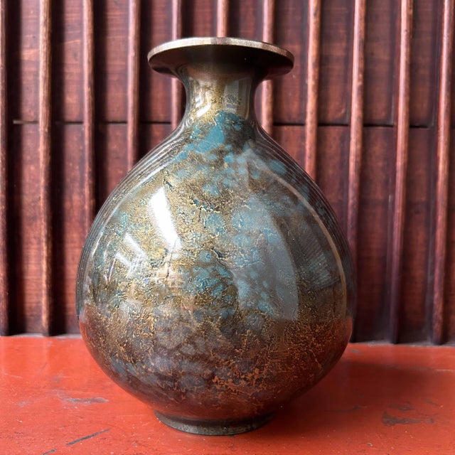 Copper Ikebana Flower Vase, Japan, 1980s For Sale - Image 13 of 13