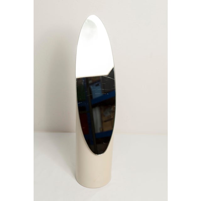 Lipstick bedside mirror, 1970s, 48cm high. beautiful handcrafted piece, with some minor imperfections including scratches...