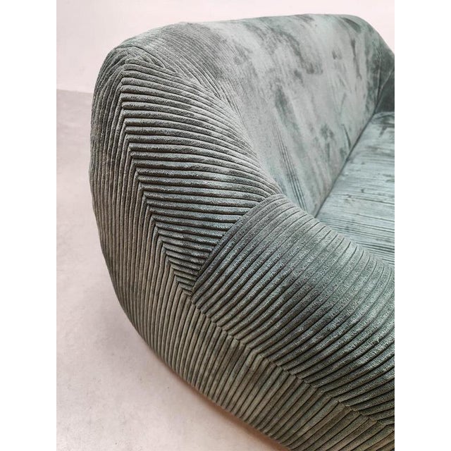 Vintage Corduroy Lounge Sofa, 1970s For Sale - Image 6 of 6