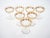 Val Saint Lambert Set of 12 Gilt Gold-Decorated Champagne Coupe Glass Service For Sale - Image 11 of 13
