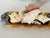 Antique Large Sea Shells Arrangement on Wooden Tray For Sale - Image 4 of 4