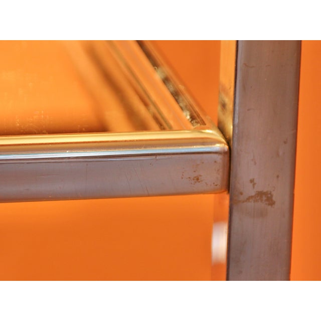 Art Deco Bar Cart attributed to Jacques Adnet, 1930s For Sale - Image 9 of 13