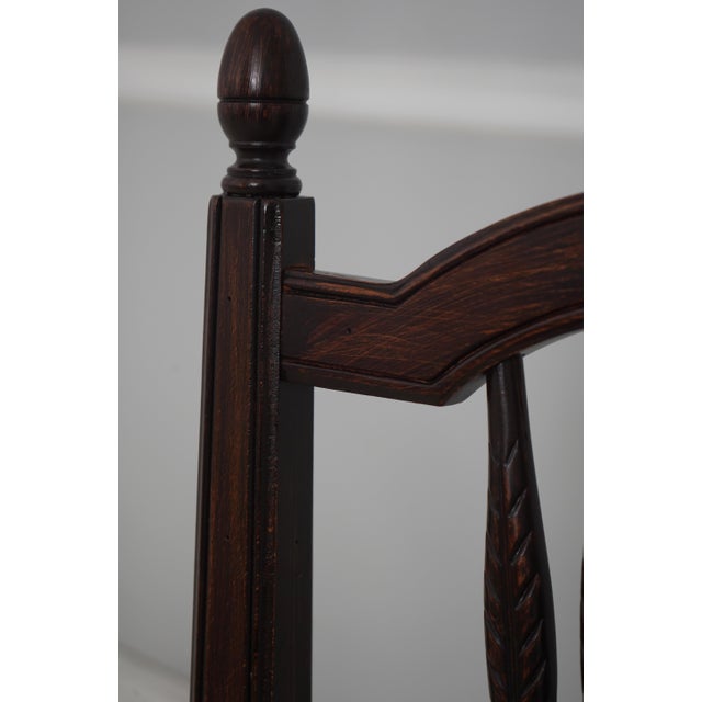 Set of 6 Country French Style Wheat Back Dining Chairs For Sale - Image 15 of 18