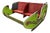 Vintage Fairground Sidecar Bench, 1920s For Sale