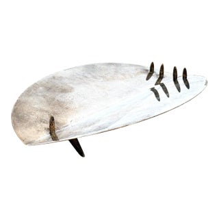 Italian Handmade Modernist Silverplate Centerpiece Bowl by Cassetti For Sale