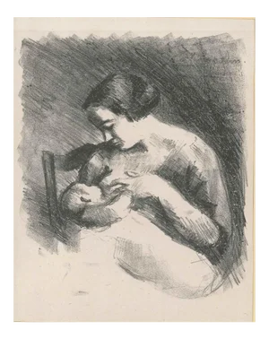 Maurice Asselin, Maternité, 1924, Lithograph