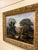 Wood Late 19th Century Oil 'View From the Manor Pond' For Sale - Image 7 of 9