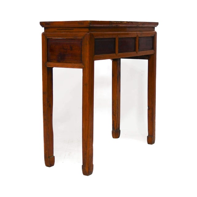 Late 19th Century Antique Chinese Wood Altar Table For Sale - Image 5 of 8