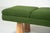 Wood Italian Green Bench in Wood and Fabric For Sale - Image 7 of 10