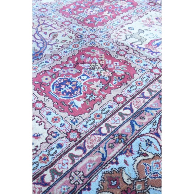 Textile Large Rug with Patterns and Colors For Sale - Image 7 of 9