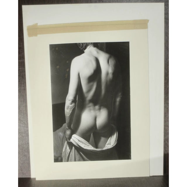 Realism Black and White Male Nude Photography Circa 1980s Isaacs Gallery Toronto For Sale - Image 3 of 8