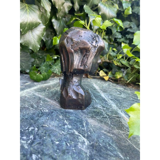 Mid 20th Century Bronze Sculpture “Taos Beauty” by Nicolai Fechin – Native American Portrait For Sale - Image 9 of 14