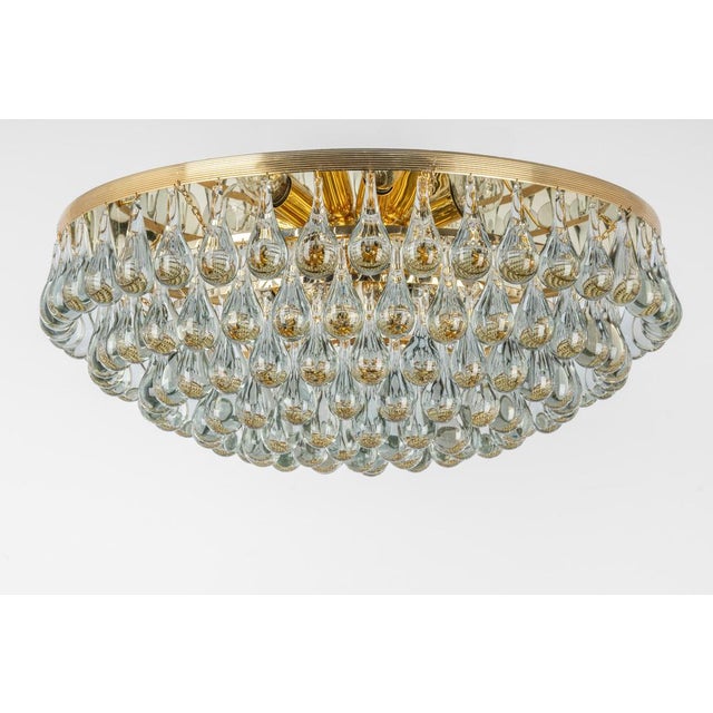 Murano Glass Tear Drop Chandelier by C. Palme, Germany, 1970s For Sale - Image 11 of 16