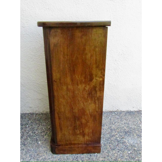 Antique French Burl Walnut Nightstand For Sale - Image 9 of 18