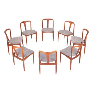 Juliane Dining Chairs by Johannes Andersen for Uldum Mobelfabrik, 1960s, Set of 8 For Sale