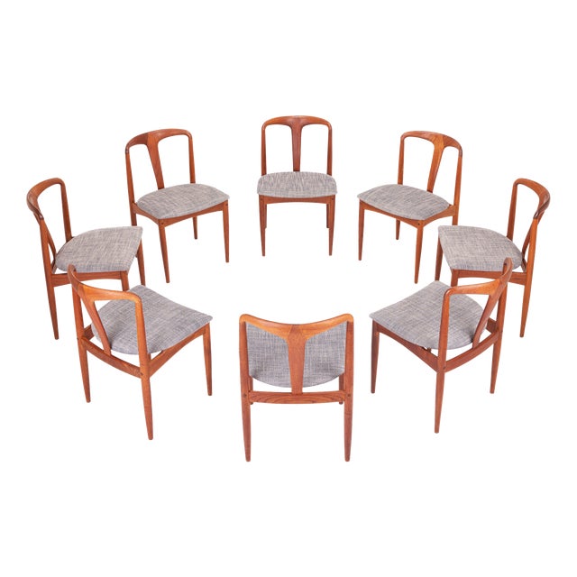 Juliane Dining Chairs by Johannes Andersen for Uldum Mobelfabrik, 1960s, Set of 8 For Sale