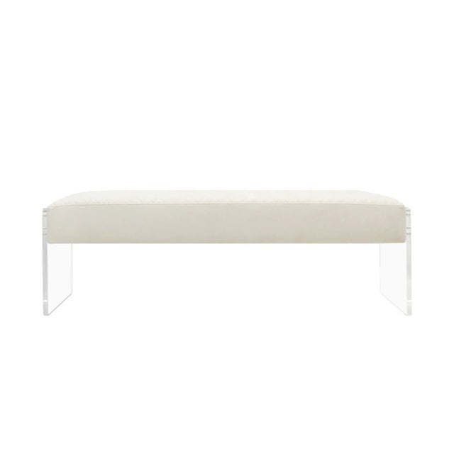 Sophisticated and perfect for the modern home. From its modern acrylic base to its luxurious velvet upholstery, this...