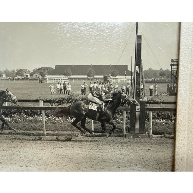 Vintage 47 Original Bert Morgan Teaneck Aqueduct Horse Racing Jockey Photograph For Sale - Image 11 of 13
