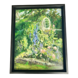 Nantucket Garden Painting - Framed