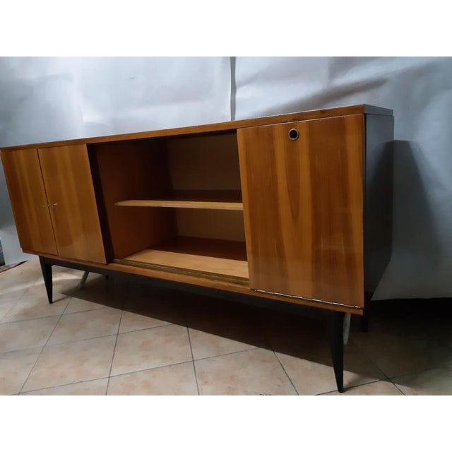 Art Deco Cabinet Chest from WFM Włocławek Furniture Factory, 1970s For Sale - Image 4 of 18