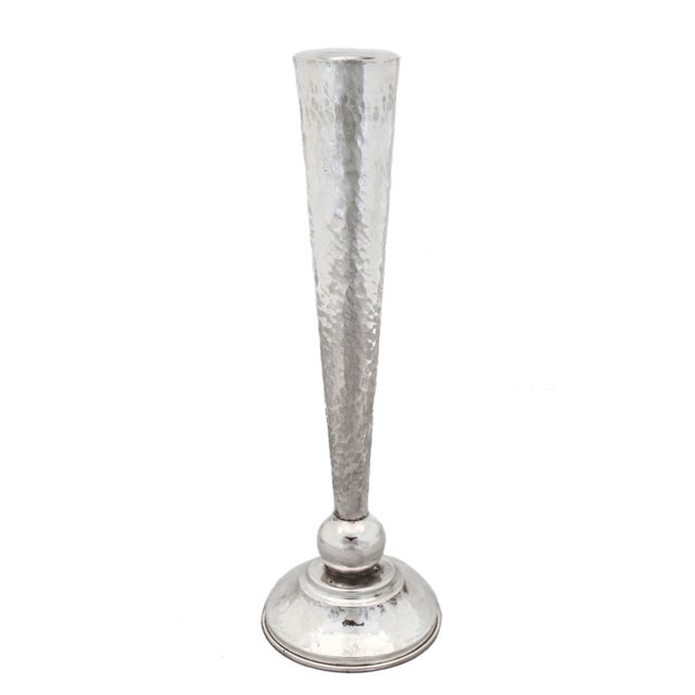 These sterling silver candlesticks are contemporary and sleek, not your grandmother’s old fashion sterling. A fresh young,...