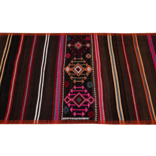 Mid-20th Century Vintage Killim Runner Rug 3 X 8 For Sale - Image 12 of 13