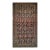 Early 20th Century Persian Senneh Area Rug, Hand-Knotted Allover Herati Geometric Pattern, Navy & Red, 4’ X 6’ For Sale