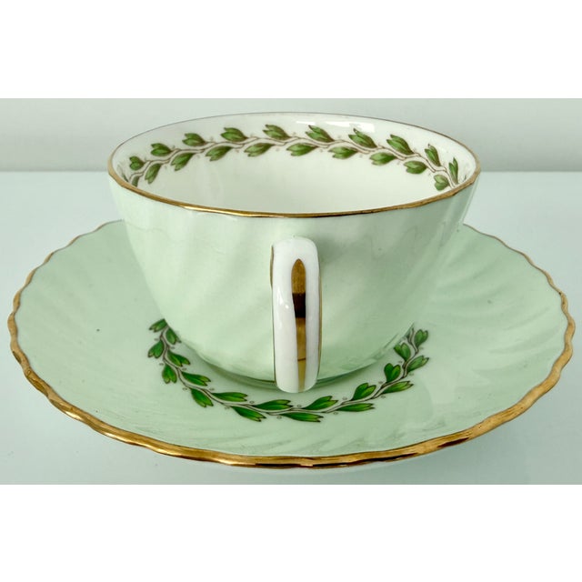 Tea/Coffee Set for 12 by Minton Cheviot From 60's For Sale In Miami - Image 6 of 10