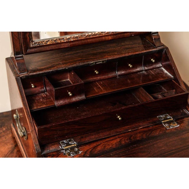 Wood George I Padouk Dressing Mirror For Sale - Image 7 of 10