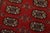 Bokhara Rug 3’2” X 5’2” Red Wool Tribal Hand-Knotted Oriental Carpet For Sale - Image 4 of 12