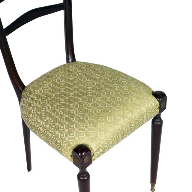 Set of Mid-Century Italian Mahogany Chiavari Chairs, 1950s For Sale - Image 4 of 8
