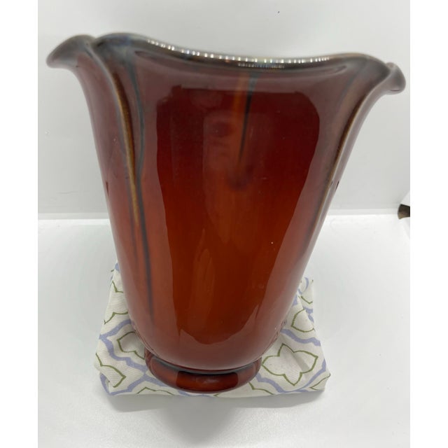 1932 Rookwood Coromandel Squeeze Bag Drip Vase #6314 For Sale In Greensboro - Image 6 of 9