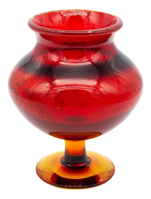Glass Vase by Erik Höglund for Boda, Sweden, 1950s