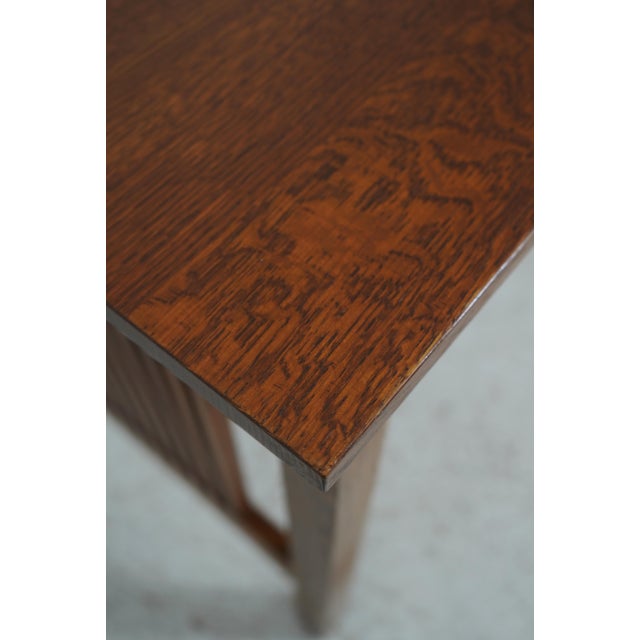 Stickley Mission Oak Arts & Crafts Desk For Sale In Philadelphia - Image 6 of 18