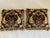 Vintage 22” Italian Fortuny Velvet Feather Down Pillows Pair For Sale - Image 4 of 7