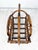 Mid 20th Century Vintage Leaf Shaped Rattan Magazine Holder Basket For Sale - Image 5 of 7