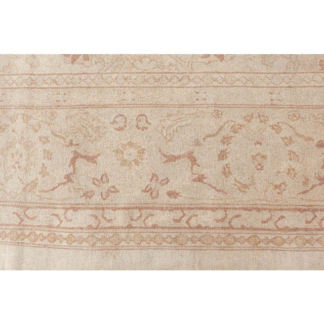 Textile 1880s Antique Oversized Indian Amritsar Rug For Sale - Image 7 of 8