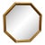 Vintage Gilt Faux Bamboo Mirror For Sale