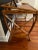 1980s Vintage Bohemian Boho Chic Rattan Bamboo Writing Desk For Sale - Image 5 of 12